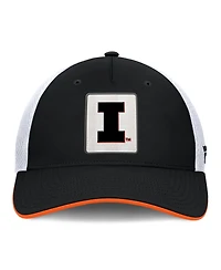Fanatics Men's Black Illinois Fighting Illini 5-Panel Matter Flex Hat