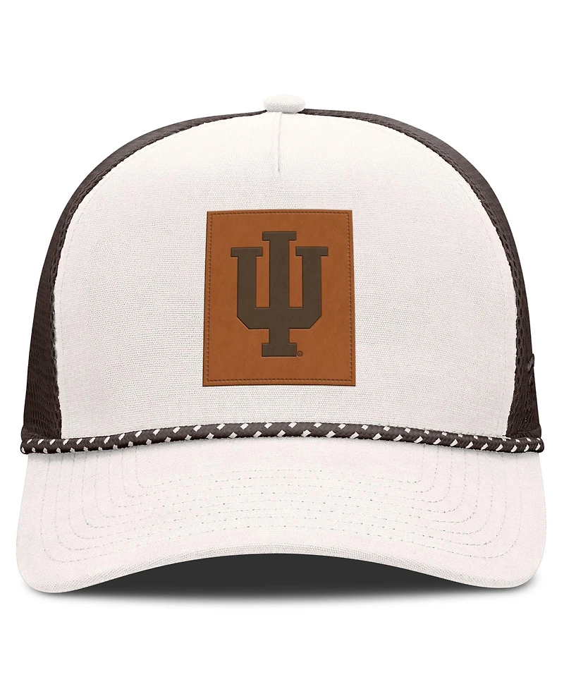 Fanatics Men's Natural Indiana Hoosiers Bronco Trucker Adjustable Hat