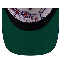 New Era Men's Cream/Royal Chicago Cubs Classic A-Frame 9FIFTY Snapback Hat