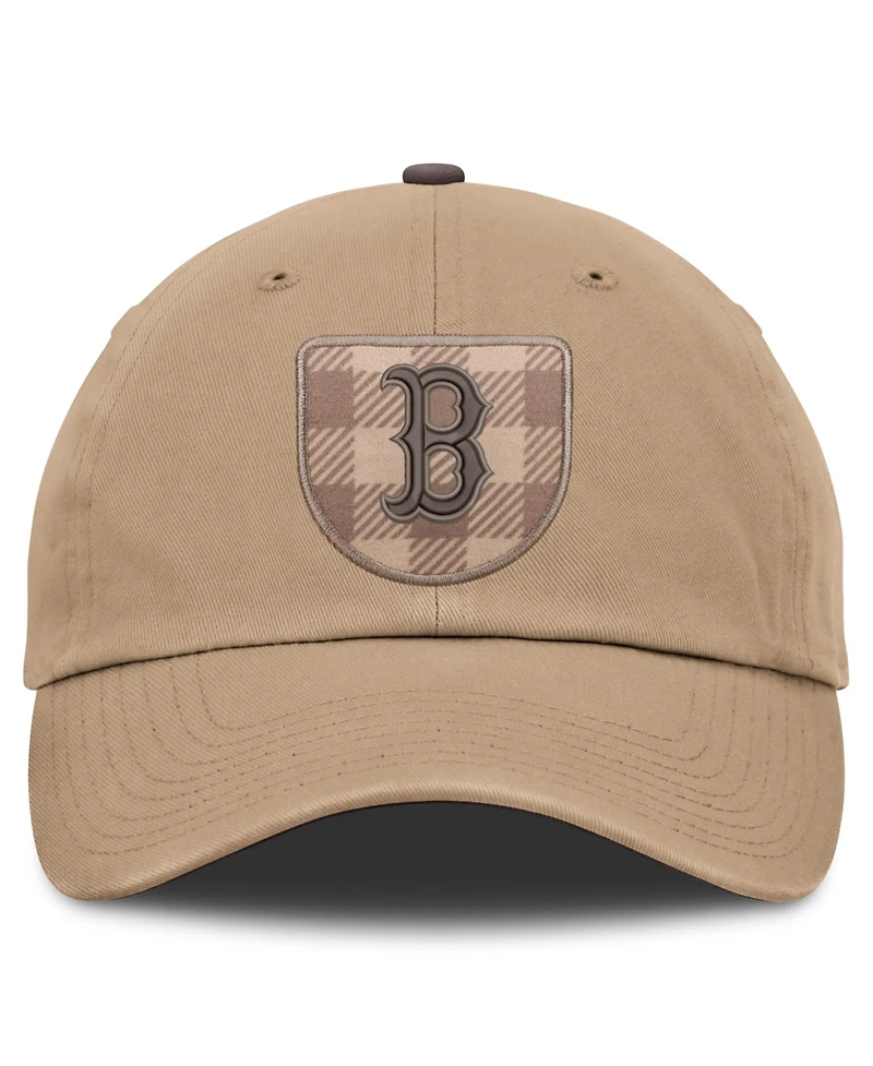 Nike Men's Light Brown Boston Red Sox Statement Club Adjustable Hat