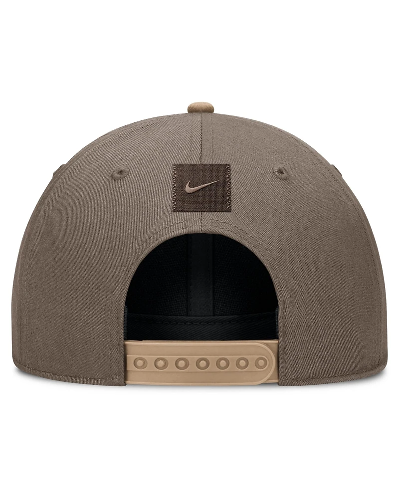 Nike Men's Brown New York Mets Statement Rise Adjustable Hat
