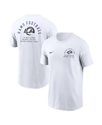 Nike Men's White Los Angeles Rams Split Logo T-Shirt