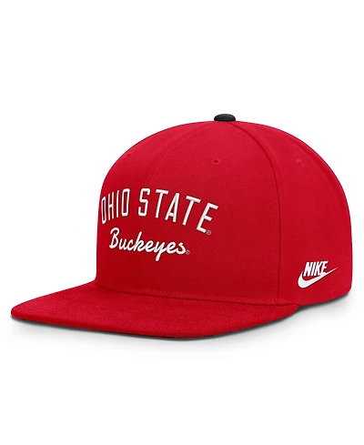 Nike Men's Scarlet Ohio State Buckeyes Legacy Snapback Hat