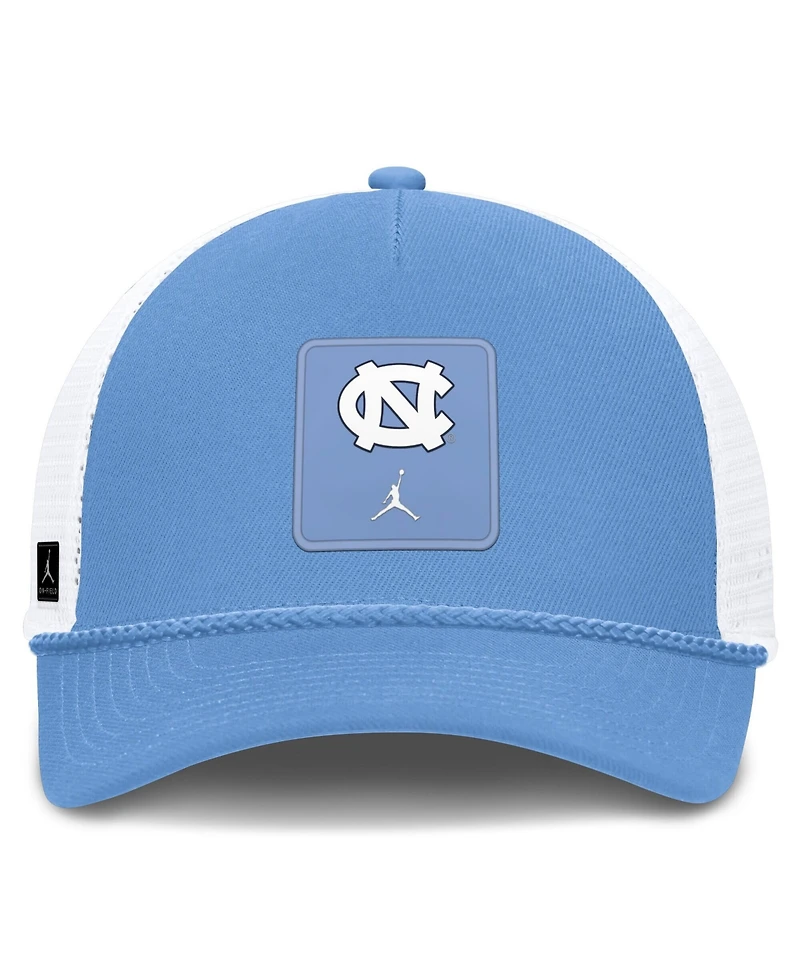 Jordan Men's and Women's Carolina Blue North Carolina Tar Heels 2026 On-Field Gameday Rope Trucker Adjustable Hat