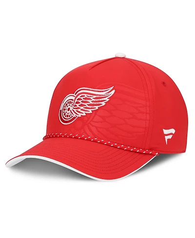 Fanatics Men's Red Detroit Red Wings On Stage Podium A-Frame Adjustable Hat