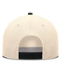 Nike Men's and Women's Natural/Black Iowa Hawkeyes Campus Prep Rise Adjustable Hat