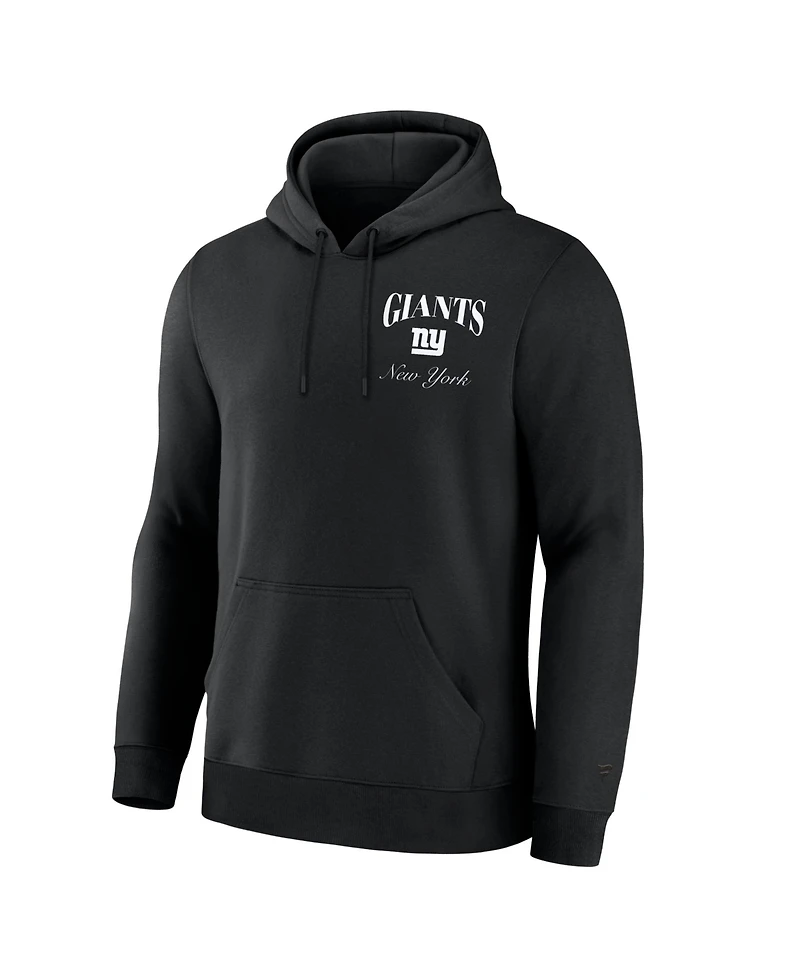 Fanatics Men's Black New York Giants Nightfall Long Sleeve Fleece Hoodie