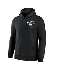Fanatics Men's Black New York Giants Nightfall Long Sleeve Fleece Hoodie