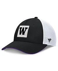 Fanatics Men's Black Washington Huskies 5-Panel Matter Flex Hat