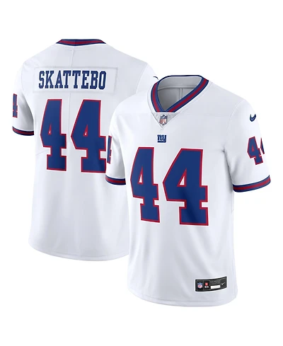 Nike Men's Cam Skattebo White New York Giants Vintage Vapor Untouchable Stitched Limited Jersey