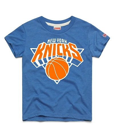Homage Toddler Royal New York Knicks Logo Tri-Blend T-Shirt