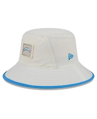 New Era Men's Cream Los Angeles Chargers 2026 Nfl Training Camp Sport Bucket Hat