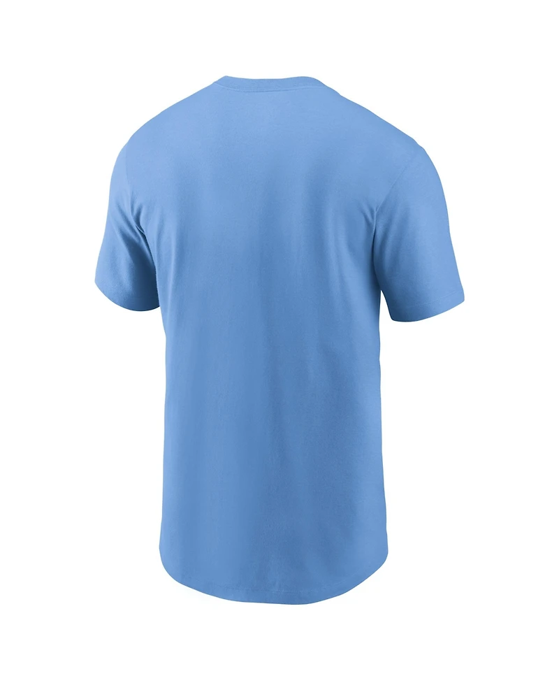 Nike Men's Carolina Blue North Tar Heels Basketball Refresh T-Shirt