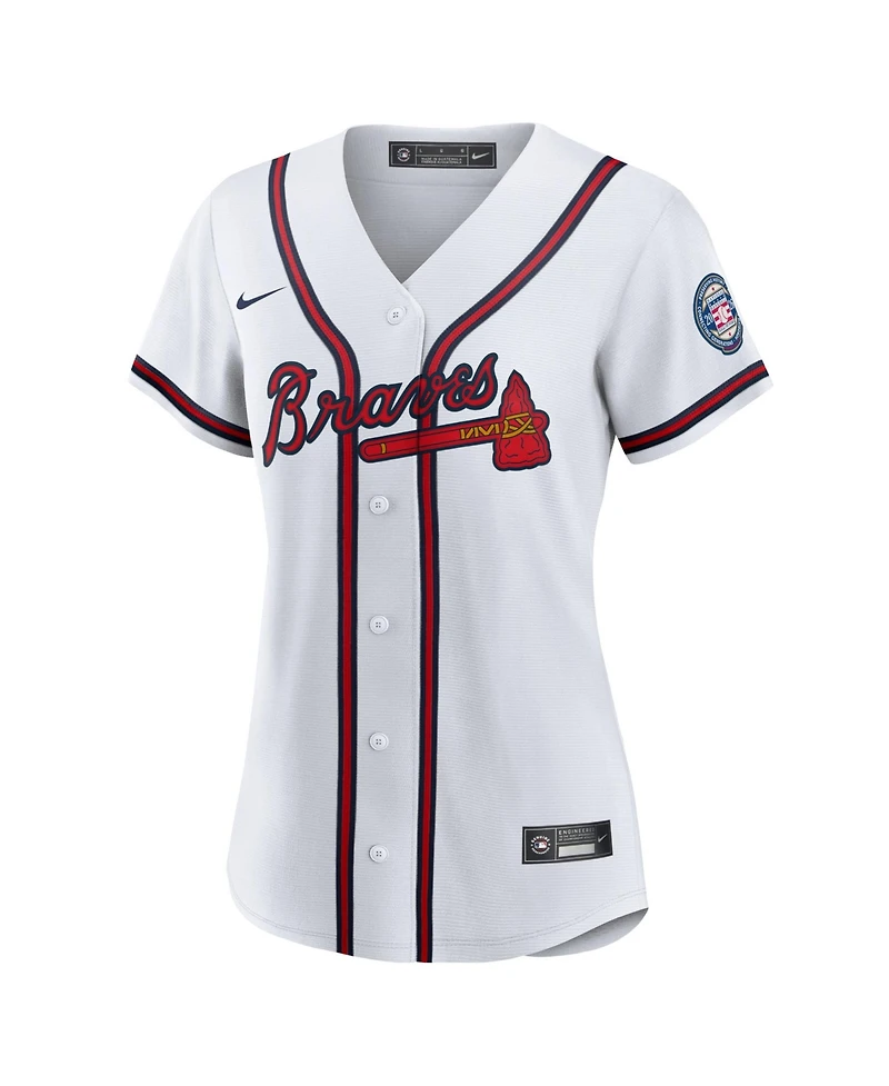Nike Women's Andruw Jones White Atlanta Braves 2026 Baseball Hall of Fame Retired Player Replica Jersey