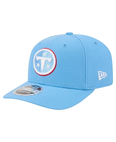 New Era Men's Light Blue Tennessee Titans 9SEVENTY Adjustable Hat