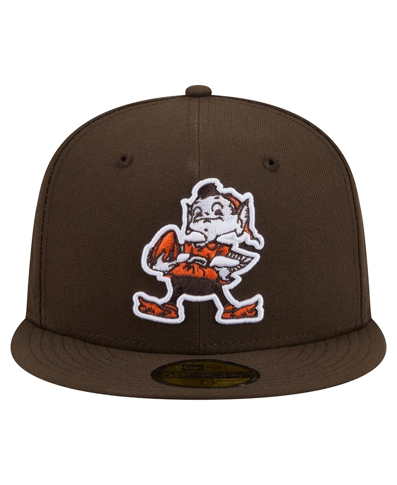 New Era Men's Brown Cleveland Browns 59FIFTY Fitted Hat