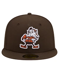 New Era Men's Brown Cleveland Browns 59FIFTY Fitted Hat
