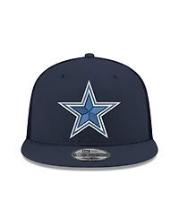 New Era Men's Navy Dallas Cowboys Core Team 9FIFTY Trucker Snapback Hat