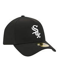 New Era Men's Black Chicago White Sox A-Frame 59FORTY Fitted Hat
