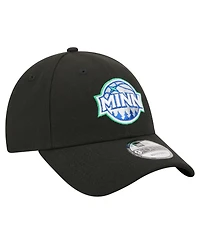 New Era Men's Black Minnesota Timberwolves 9FORTY Adjustable Hat