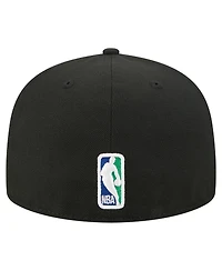 New Era Men's Black Minnesota Timberwolves 59FIFTY Fitted Hat