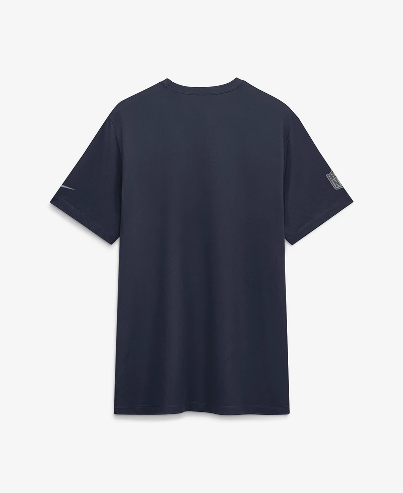Nike Men's Navy Dallas Cowboys Sideline Lead The Charge Legend Dri-fit T-Shirt