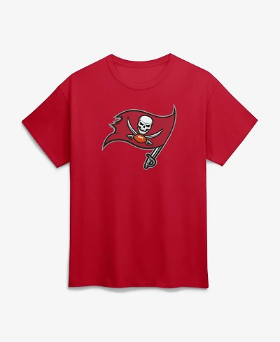 Logo Athletic Men's Red Tampa Bay Buccaneers Primary T-Shirt