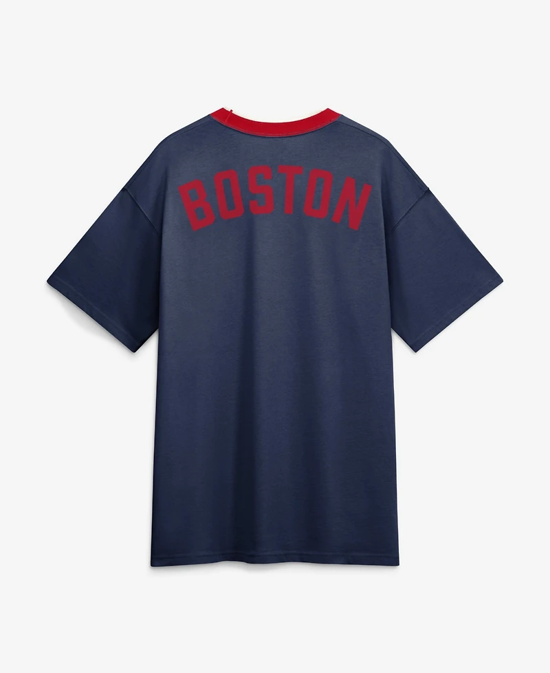Nike Men's Navy Boston Red Sox Cooperstown Collection Ringer T-Shirt