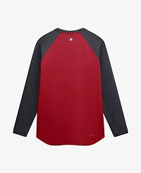 Nike Men's Red Minnesota Twins Authentic Collection Raglan Dri-fit Sweatshirt