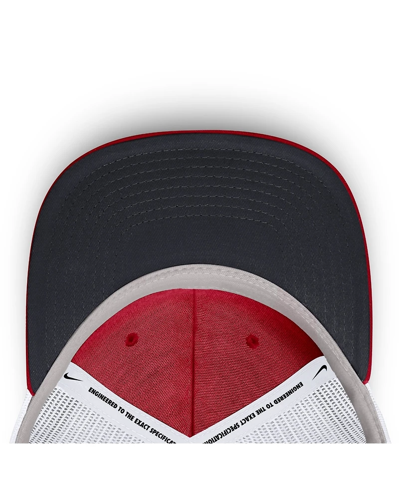 Nike Men's Red Cincinnati Reds Primetime Club Adjustable Trucker Hat