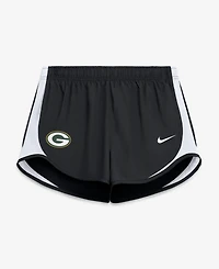 Nike Women's Green Bay Packers Tempo Mid-Rise Shorts, 3.25" Shorts