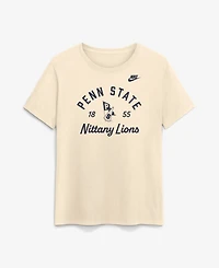 Nike Women's Natural Penn State Nittany Lions Legacy Team Name T-Shirt