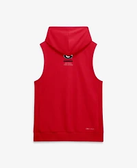 Nike Men's Red Georgia Bulldogs 2026 Sideline Sleeveless Dri-fit Hoodie
