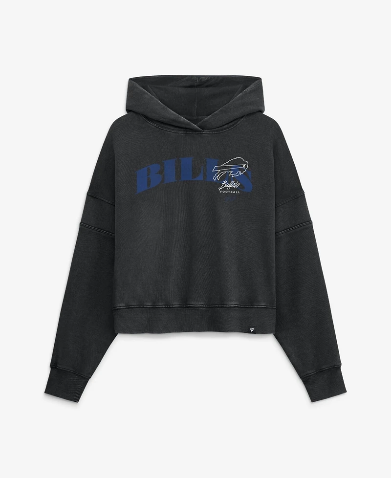 Fanatics Women's Black Buffalo Bills Counter Run Pullover Hoodie