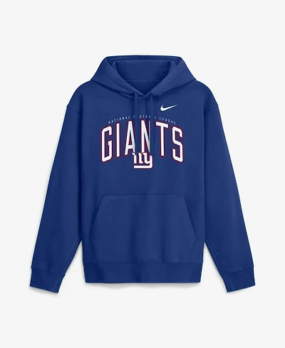 Nike Men's Blue New York Giants Expect Victory Club Fleece Pullover Hoodie