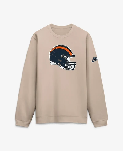 Nike Men's Sand Chicago Bears I-Formation Rewind Club Crew Sweatshirt