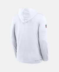 Nike Men's White Tampa Bay Buccaneers Sideline Alternate Lightweight Long Sleeve Hooded Dri-fit T-Shirt