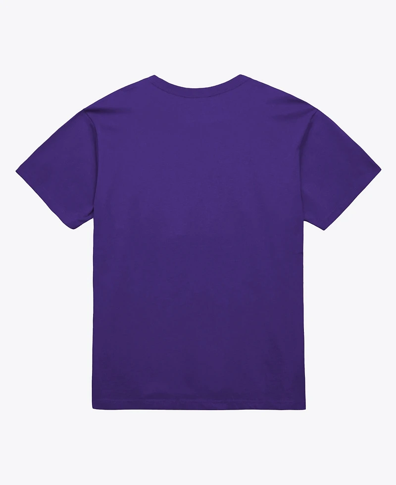 Mitchell & Ness Men's and Women's Purple Toronto Raptors Hardwood Classics Arch T-Shirt