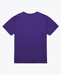 Mitchell & Ness Men's and Women's Purple Toronto Raptors Hardwood Classics Arch T-Shirt