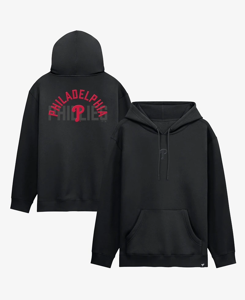 Fanatics Men's Philadelphia Phillies Black Out Fleece Hoodie