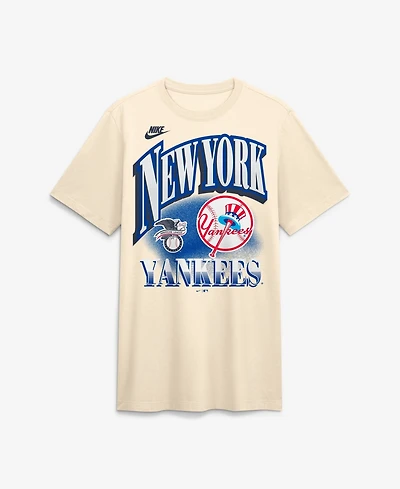Nike Men's Natural New York Yankees Vintage Tri-Blend T-Shirt