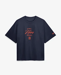 Nike Women's Kevin McGonigle Navy Detroit Tigers Premium Essentials Boxy Name & Number T-Shirt