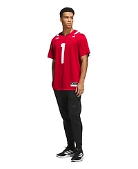Adidas Men's #1 Scarlet Nebraska Huskers Home Premier Jersey