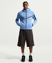 Nike Men's Blue Tottenham Hotspur Tech Fleece Windrunner Raglan Full-Zip Hoodie