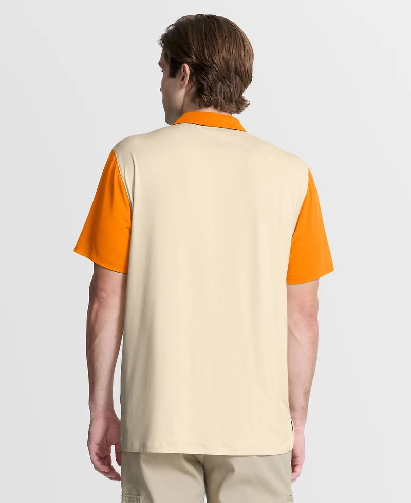 Nike Men's Natural/Tennessee Orange Tennessee Volunteers Vapor Primary Logo Dri-fit Polo Shirt