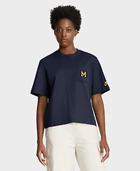 Nike Women's Michigan Wolverines Legacy Pocket Boxy T-Shirt