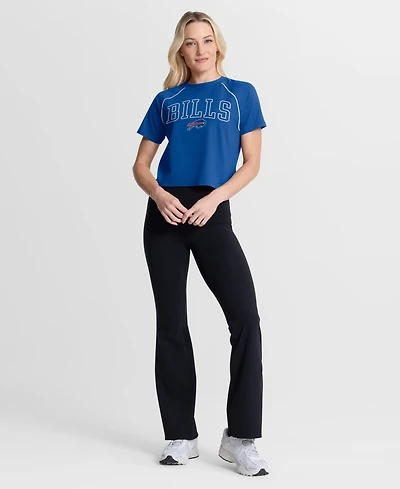 Fanatics Women's Royal Buffalo Bills Offensive Scheme Raglan Tri-Blend Cropped Top