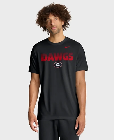 Nike Men's Black Georgia Bulldogs Primetime Legend Kinetic Mantra Dri-fit T-Shirt