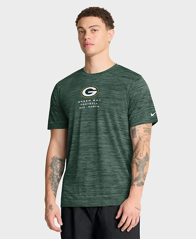 Nike Men's Green Bay Packers Velocity Ball Carrier Dri-fit T-Shirt