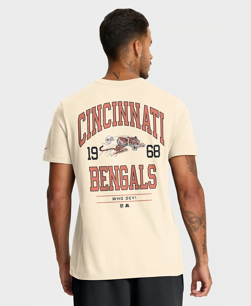 Nike Men's Natural Cincinnati Bengals Freestyle Essential T-Shirt